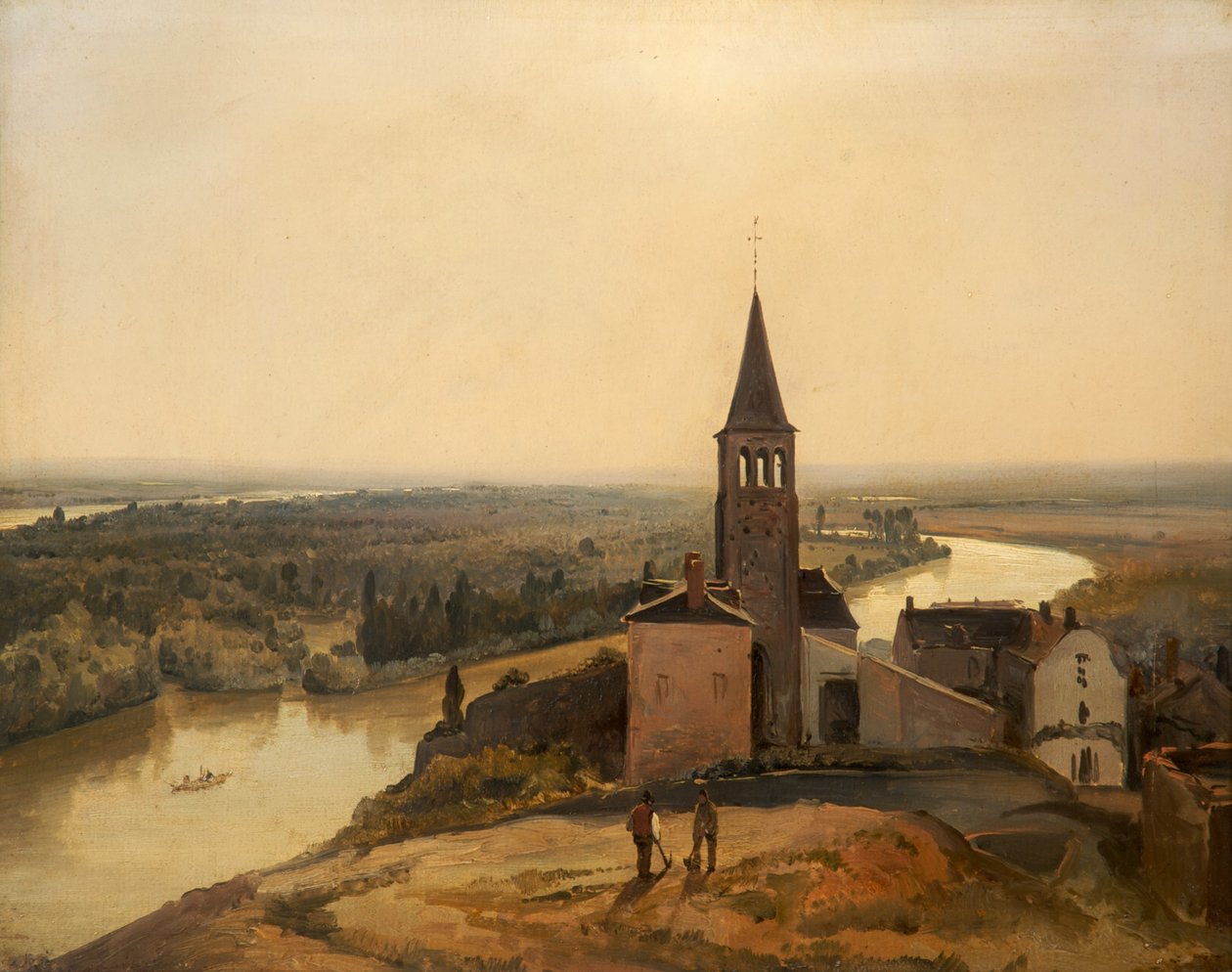 Near Rouen, 1817-28 by Richard Parkes Bonington