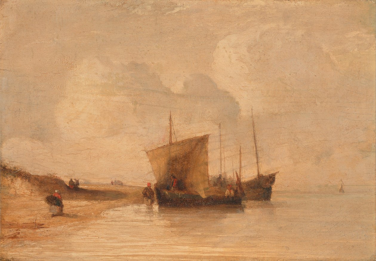 Normandy Coast by Richard Parkes Bonington