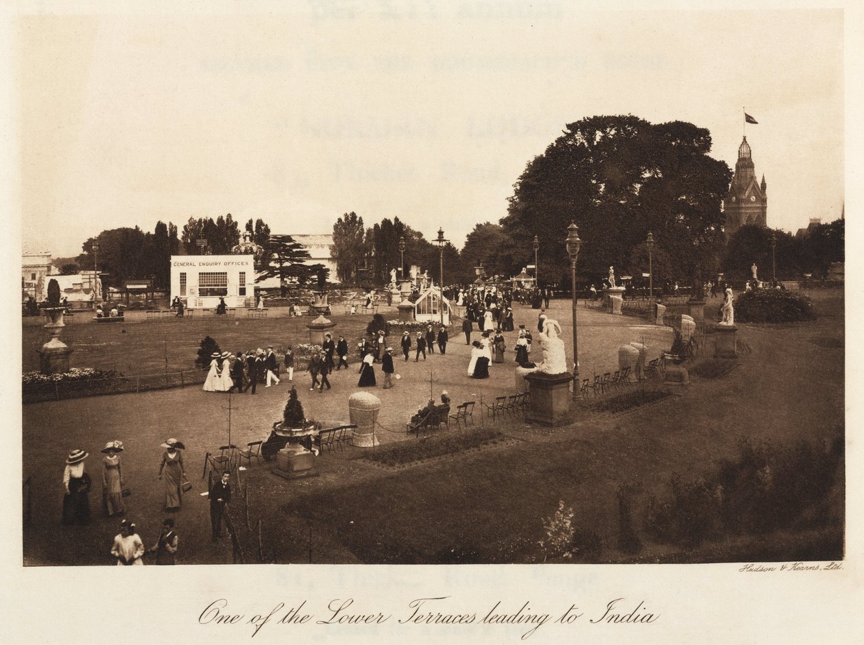 People Relaxing in Crystal Palace Park, Sydenham by John Pardon