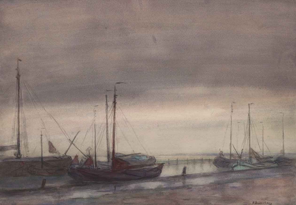 Scheldt Harbour in Doel by Richard Baseleer