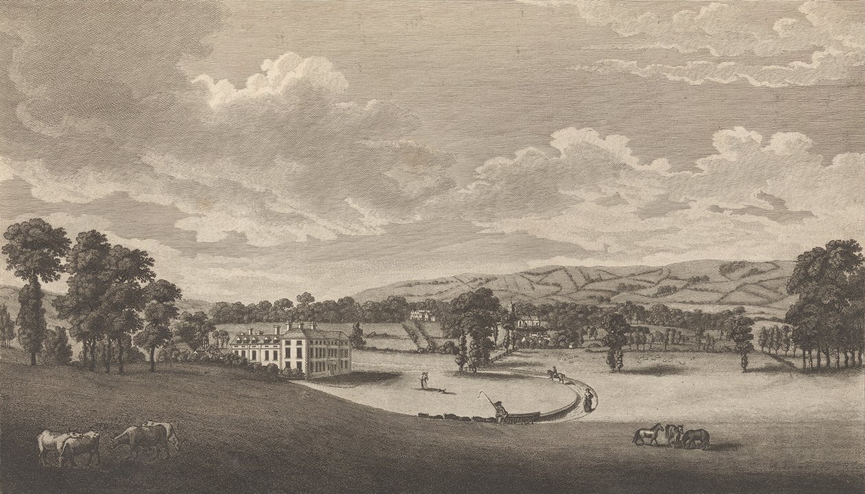 Preston Hall in Aylesford, in the County of Kent, from Edward Hasted