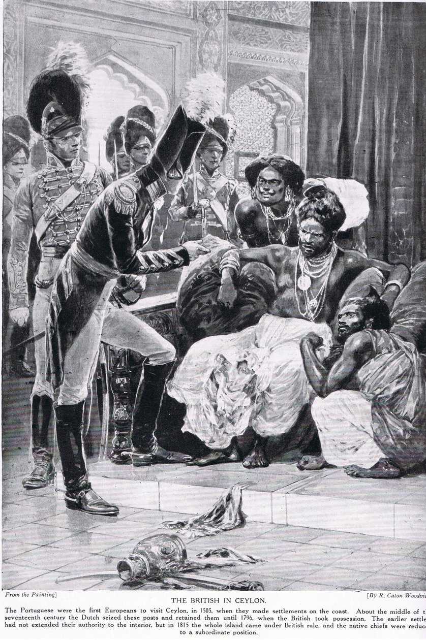 The British in Ceylon, Illustration from 
