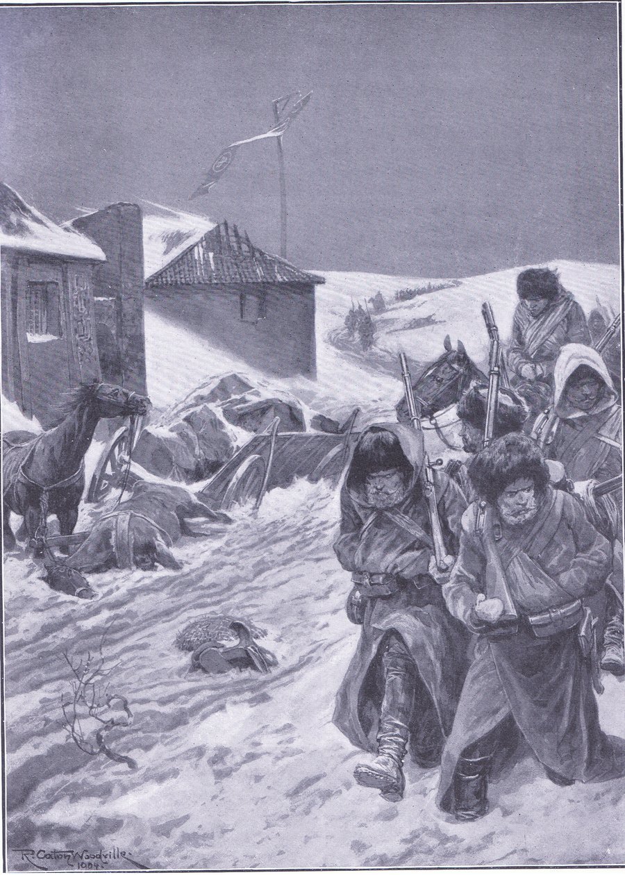 The Unending March Eastwards: A Familiar Sight on the Way by Richard Caton Woodville