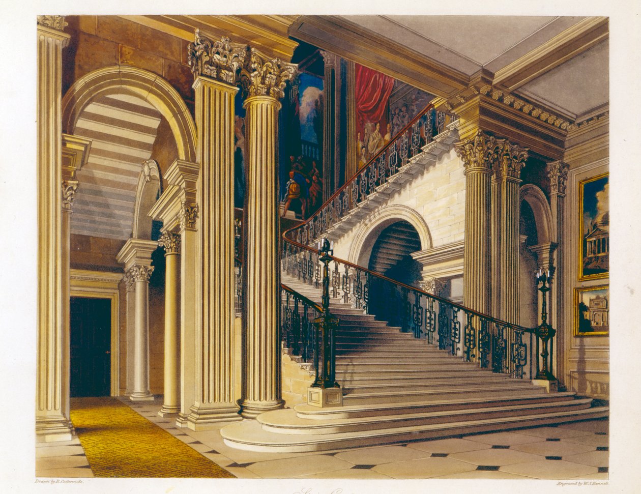 Stair Case, Buckingham House (from 