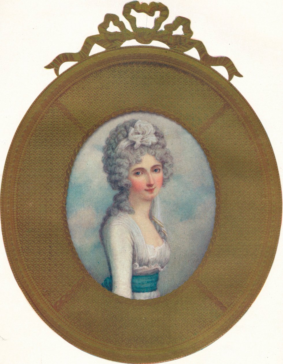 Miniature Portrait of Katherine, Lady Manners, Later Lady Huntingtower by Richard Cosway