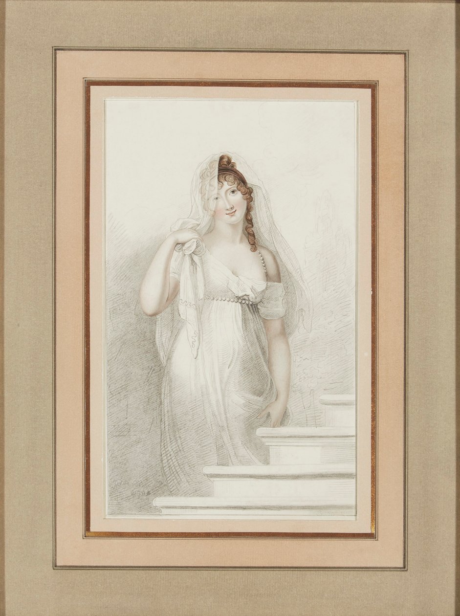Portrait of Madame Récamier 1777-1849 by Richard Cosway
