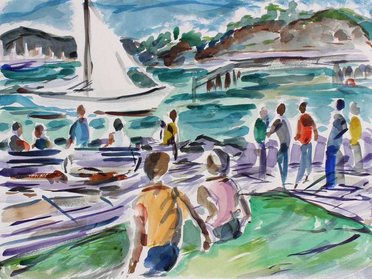 Tiburon Promenade, 2017 by Richard Fox