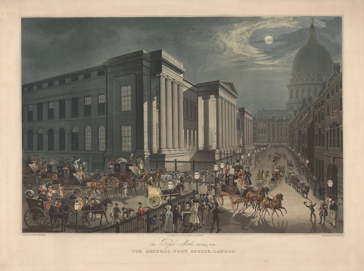 Coaching: The Royal Mails Starting from the General Post Office, London by Richard Gilson Reeve