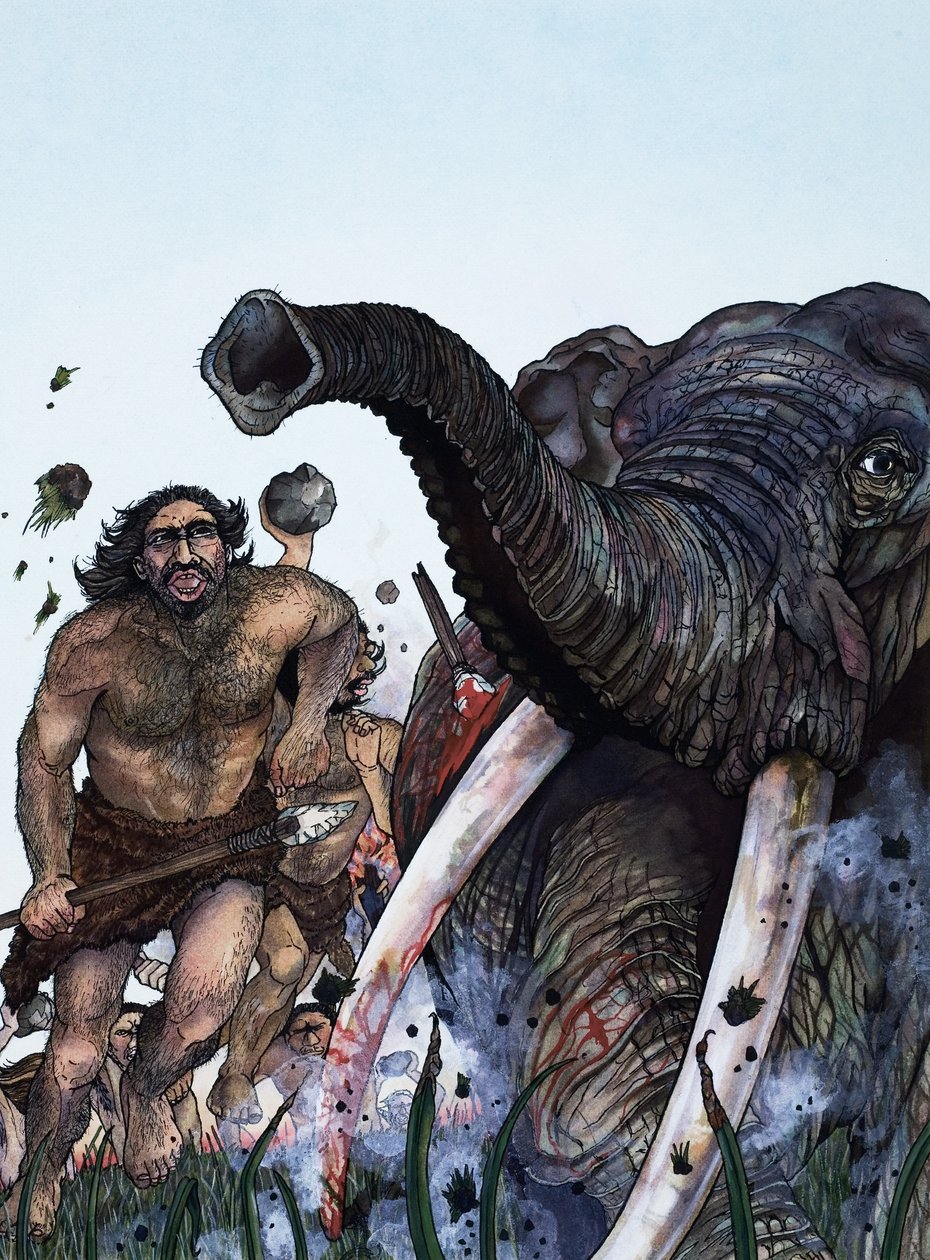 Stone Age Hunters by Richard Hook
