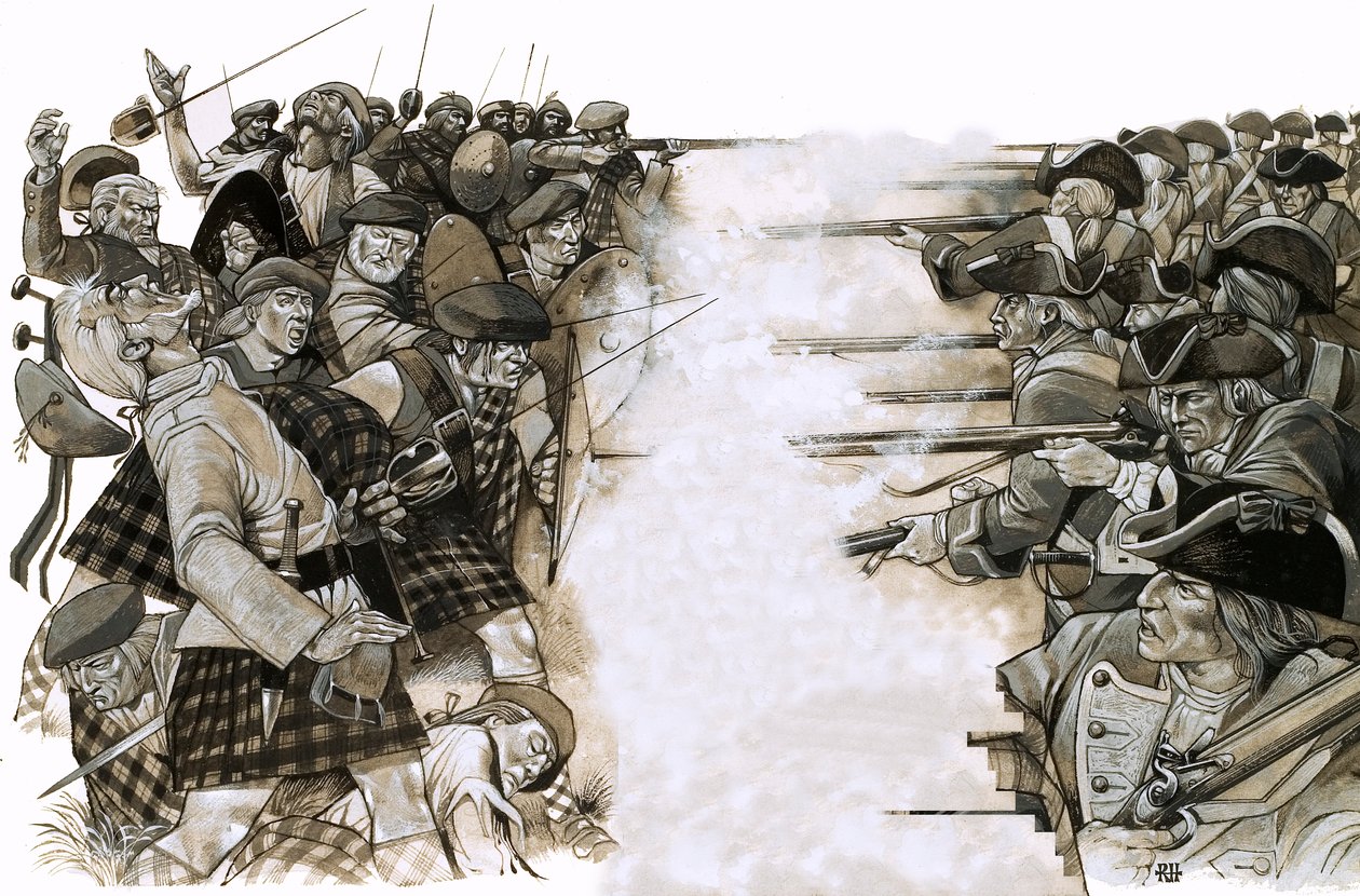 The Battle of Culloden by Richard Hook