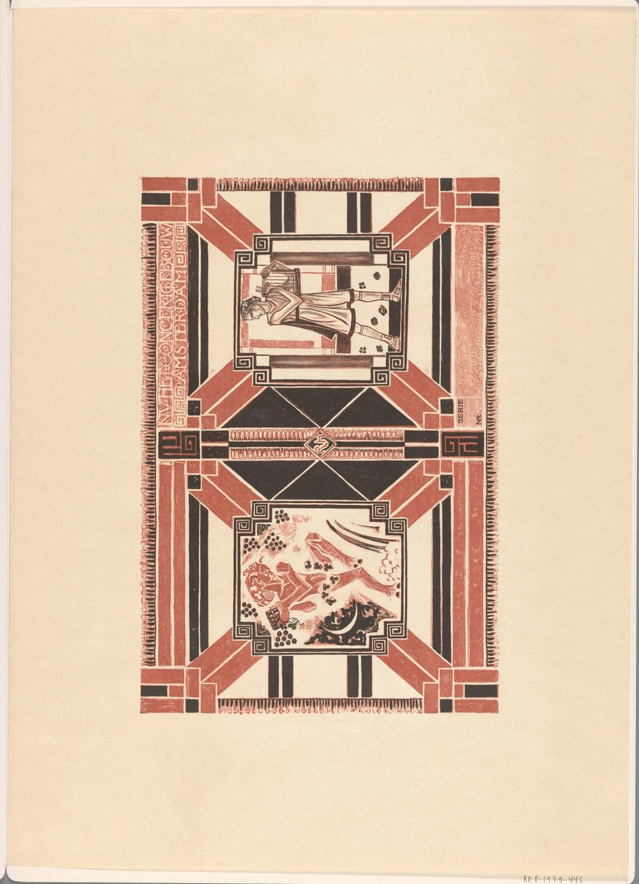 Cover Design for: Program of the Concertgebouw Amsterdam by Richard Nicolaüs Roland Holst