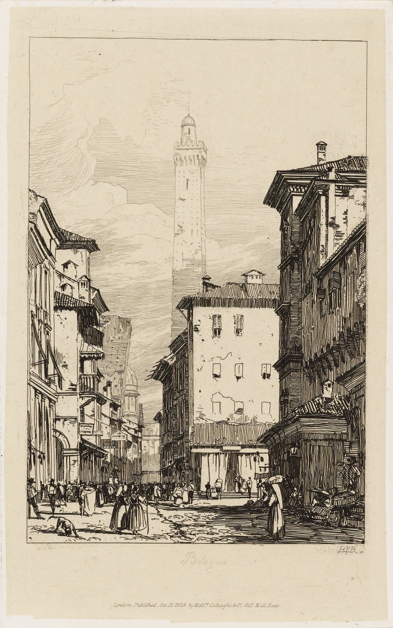 Bologna by Richard Parkes Bonington