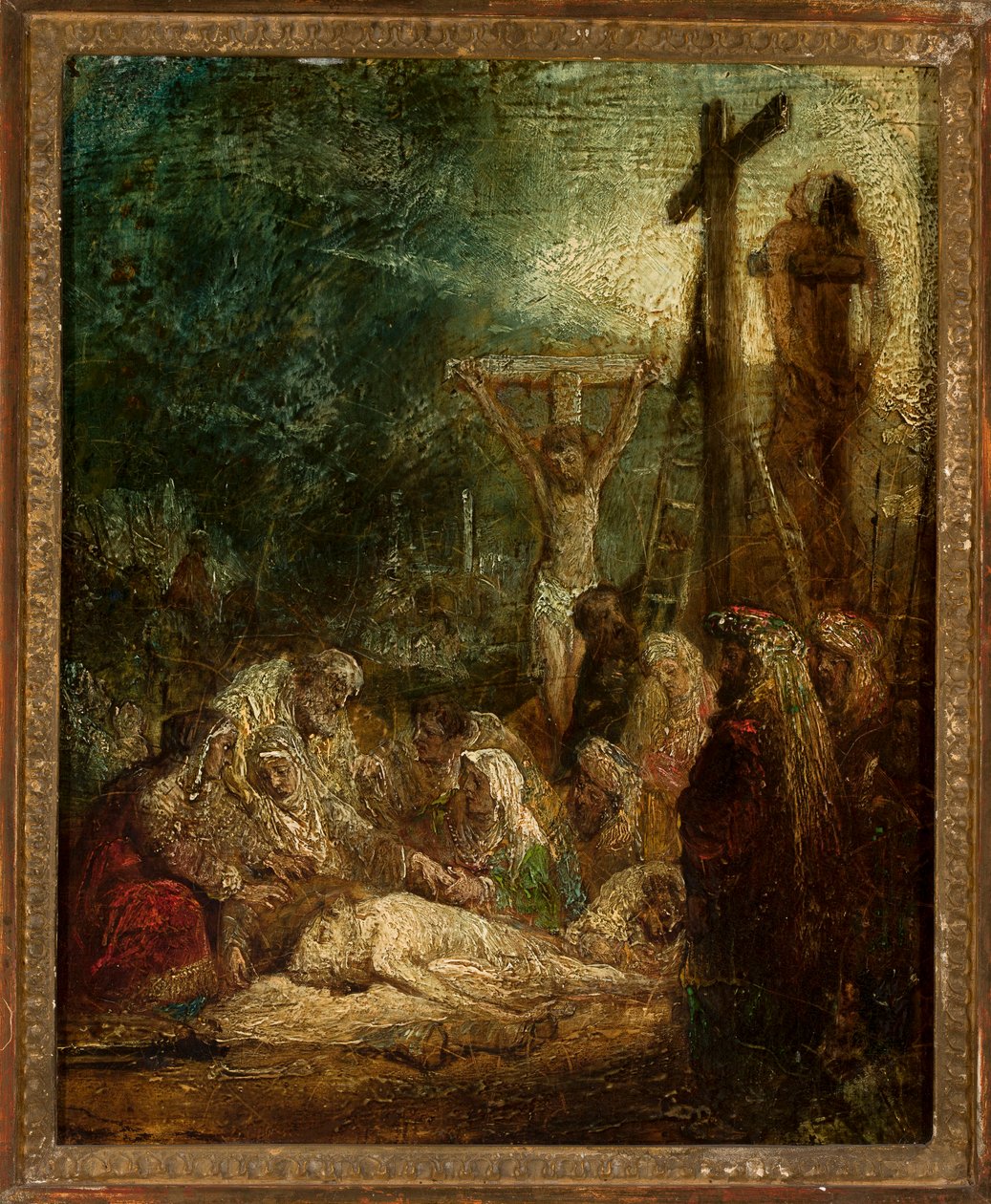 Descent from the Cross by Richard Parkes Bonington