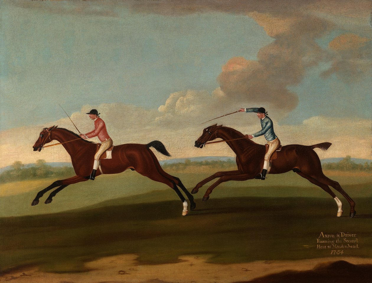 Aaron and Driver Running the Second Heat at Maidenhead, 1754