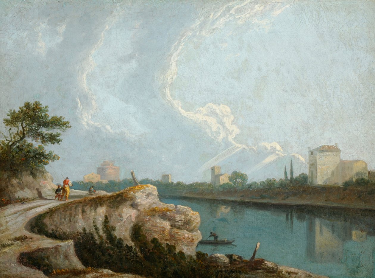 Banks of the Tiber, Rome by Richard Wilson: Fine art print