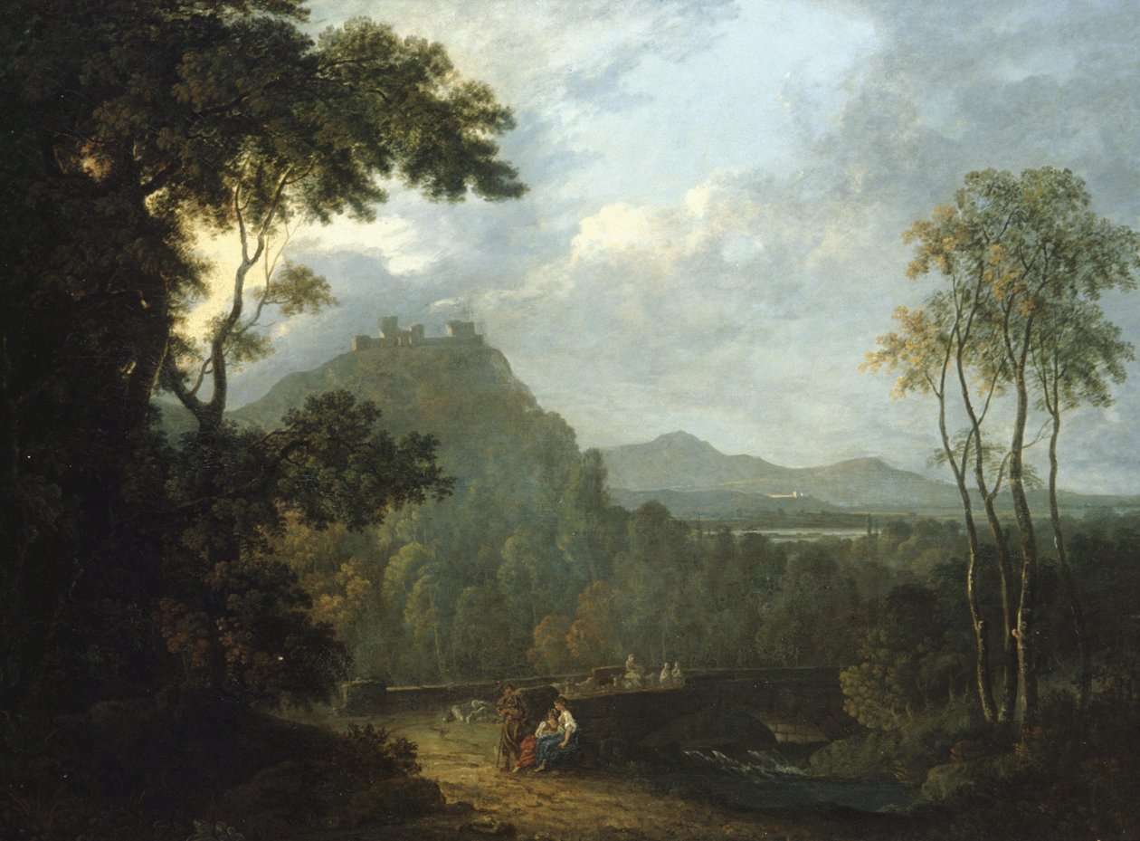 Dinas Bran Castle, Near Llangollen II by Richard Wilson