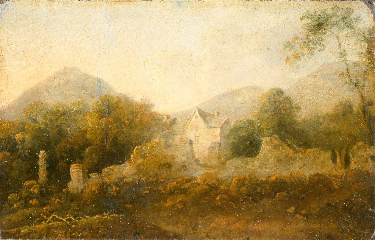 Landscape with a Cottage, 1733-1782 by Richard Wilson