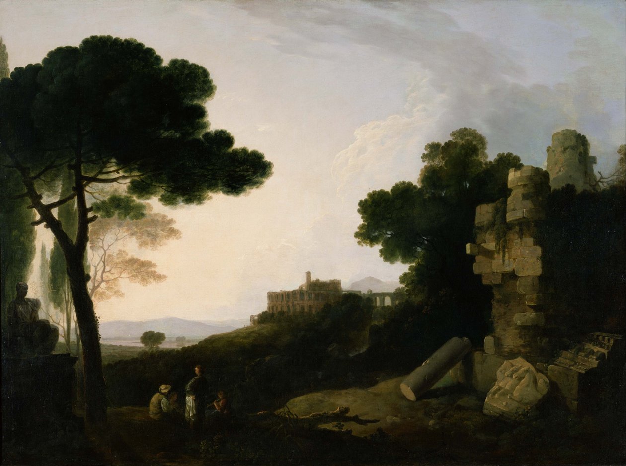 Landscape of Tivoli (Capriccio) by Richard Wilson