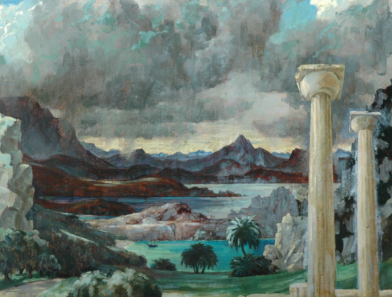 Storm over Greece by Richard Wyndham