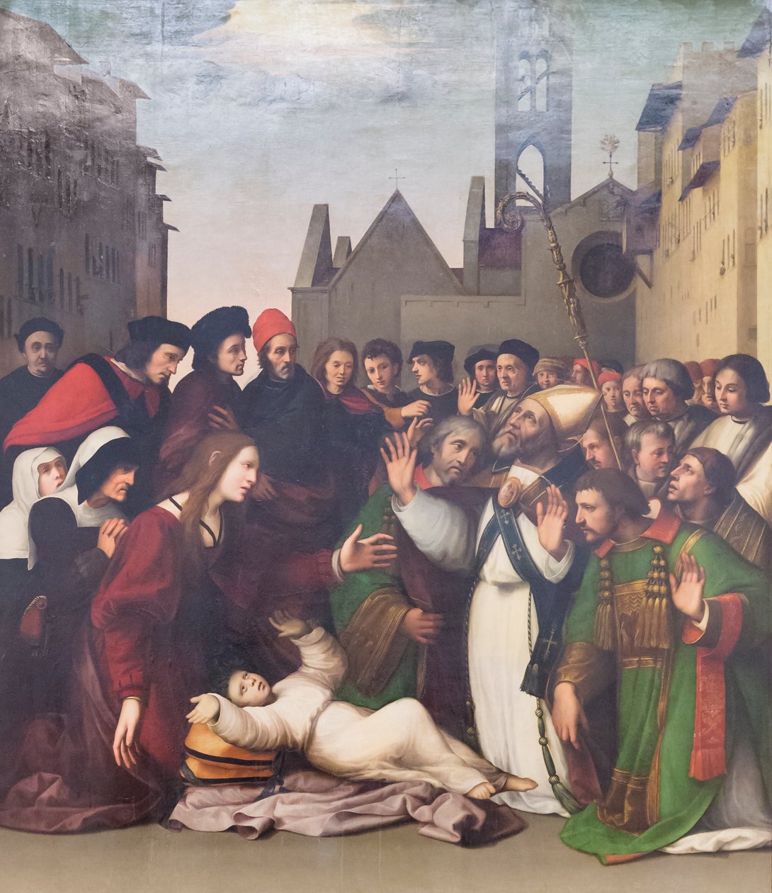 Saint Zenobius Raises a Boy from the Dead by Ridolfo Ghirlandaio