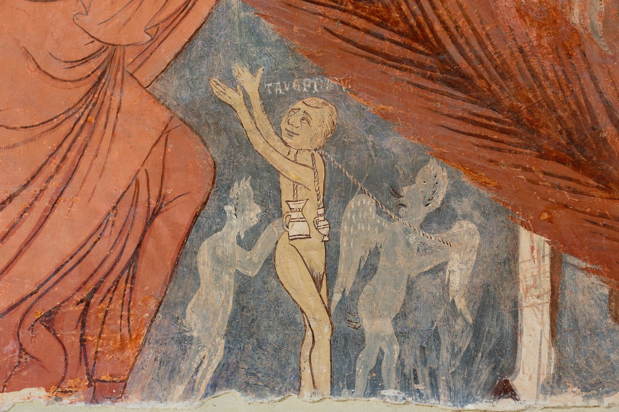 Last Judgment, detail (The Heretics) by Rinaldo da Taranto