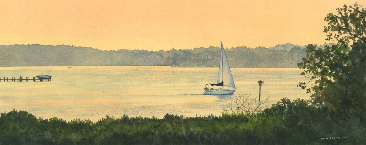 Late Summer Sail, 2011 by Rob Wood