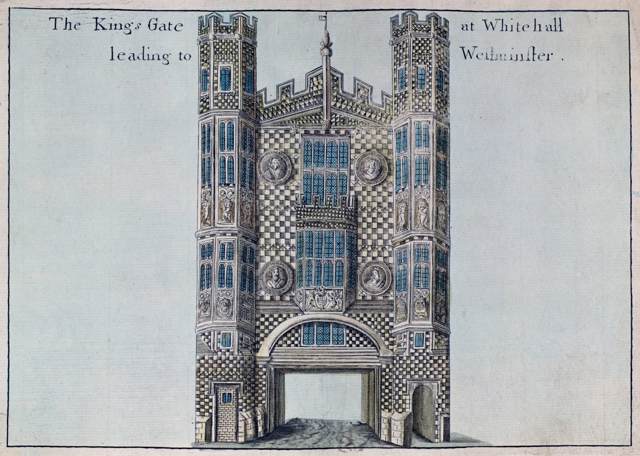 Whitehall: The Kings Gate Leading to Westminster, from 