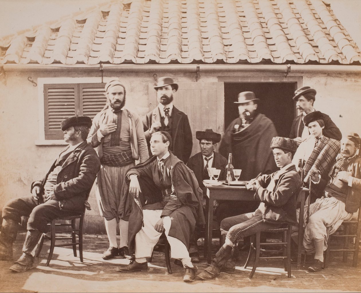 Gibraltar, Group of Smugglers by Robert Peters Napper