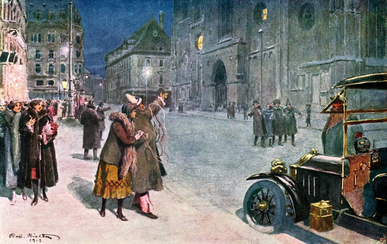 Vienna - Stephansplatz by Robert Richter