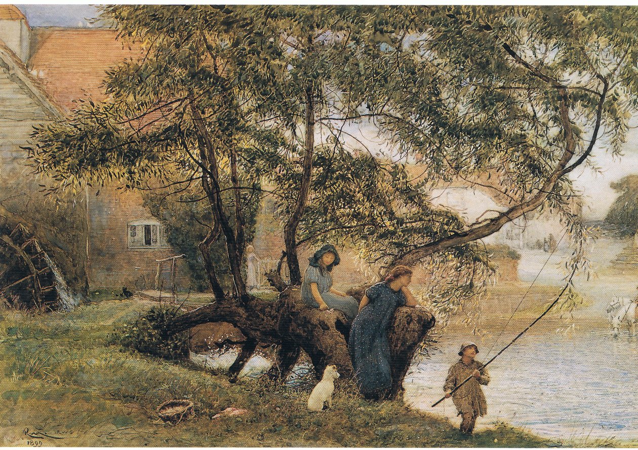 By the River by Robert Walker Macbeth