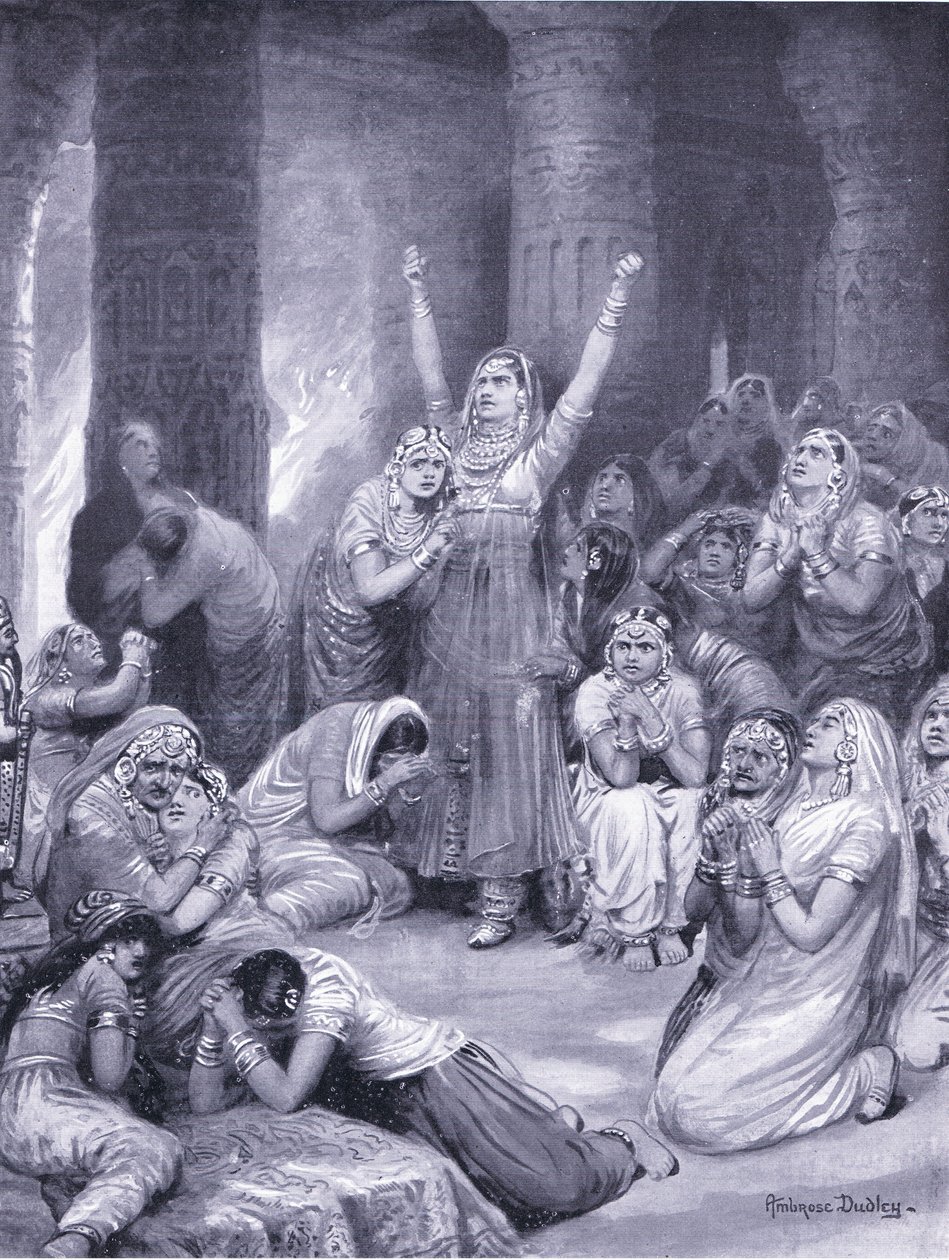 The Rajput Ceremony of Jakhur 1567 AD by Robert Ambrose Dudley