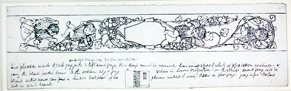 Design for endpapers, c.1895 by Robert Anning Bell