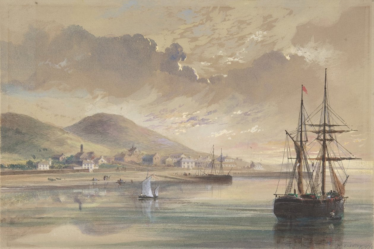 Valentia in 1857-1858 at the Time of the Laying of the Former Cable by Robert Charles Dudley