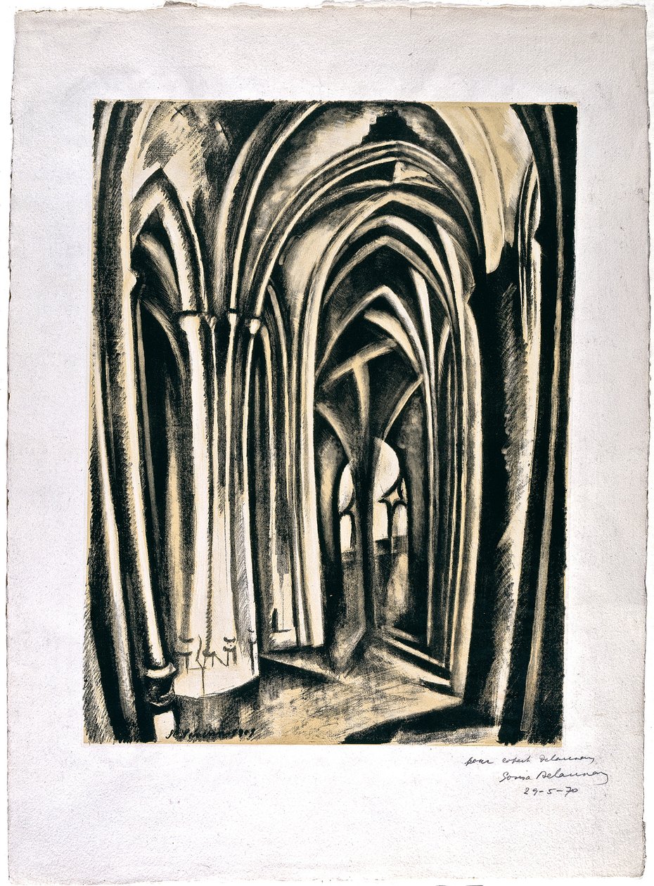 Saint Séverin by Robert Delaunay