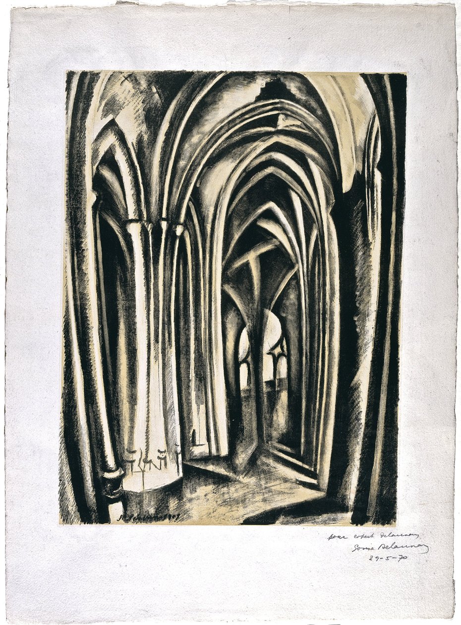 Saint Séverin by Robert Delaunay