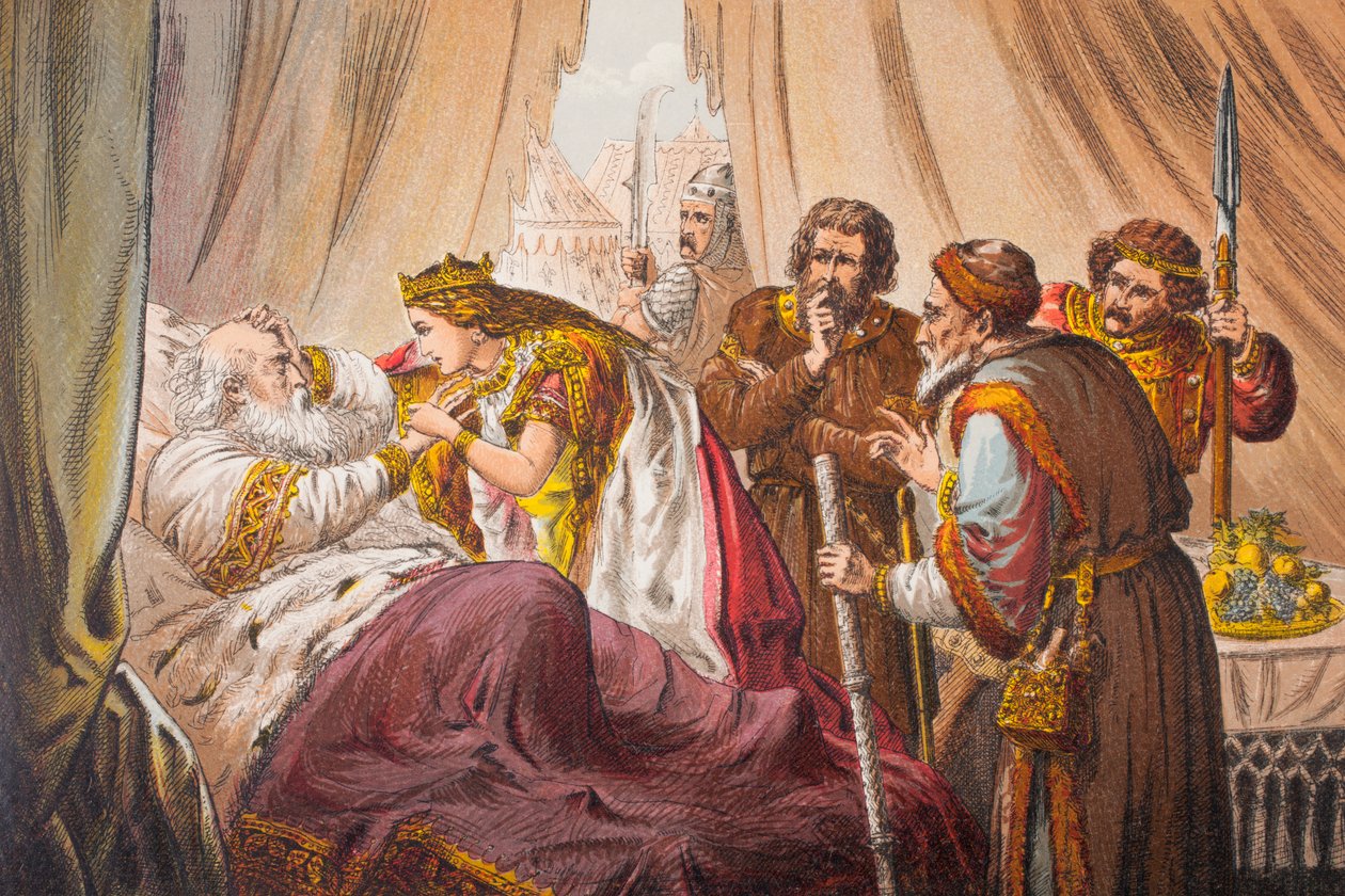 Cordelia speaks in King Lear, Act IV, Scene VII, 