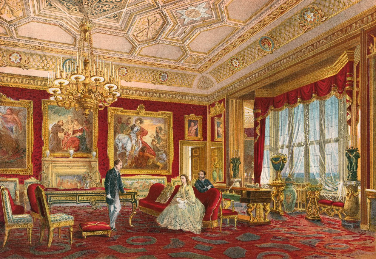 The Rubens Room, Windsor Castle by Robert Dudley