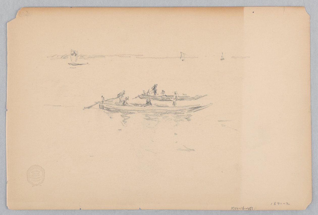 Fishing Boats, Japan by Robert Frederick Blum