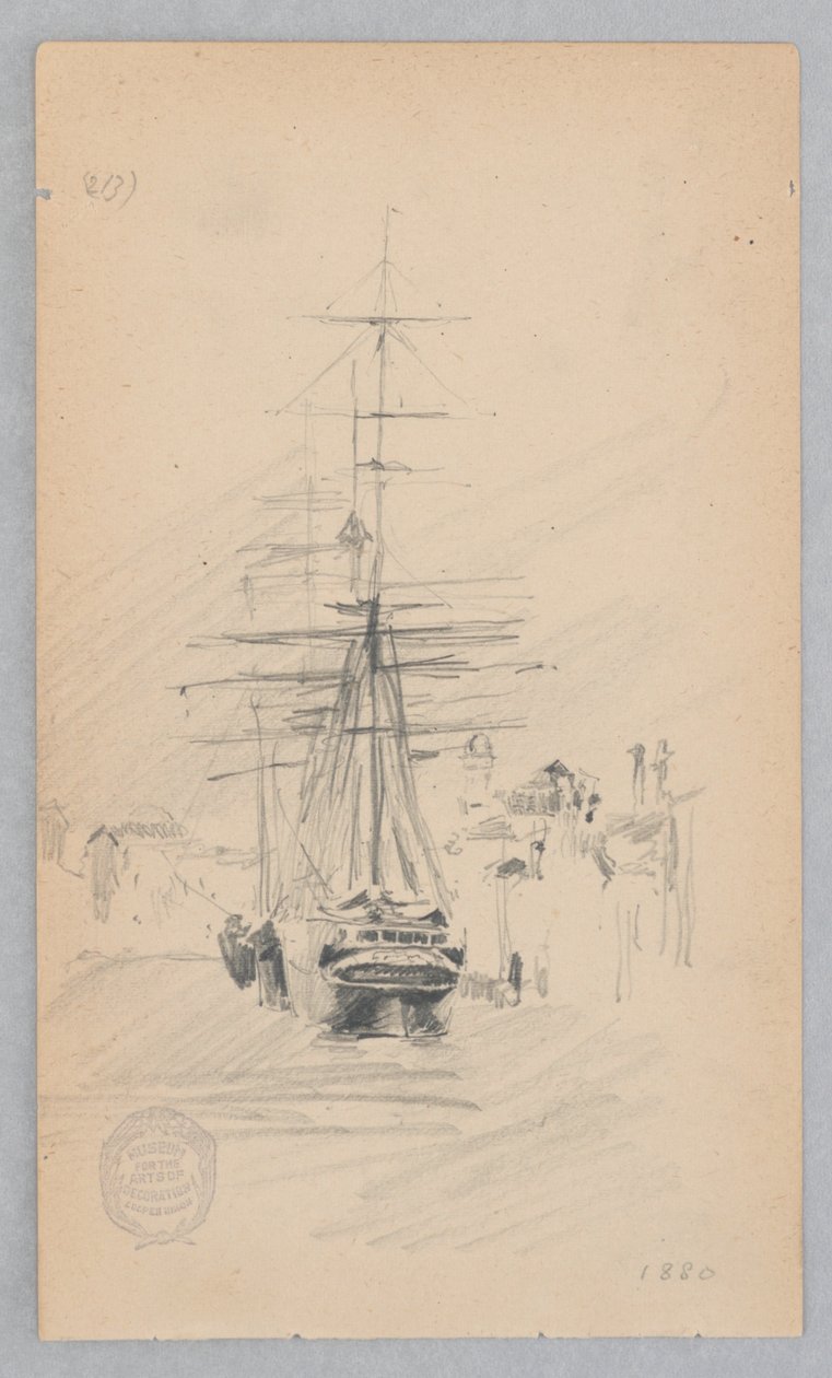 Schooner by Robert Frederick Blum
