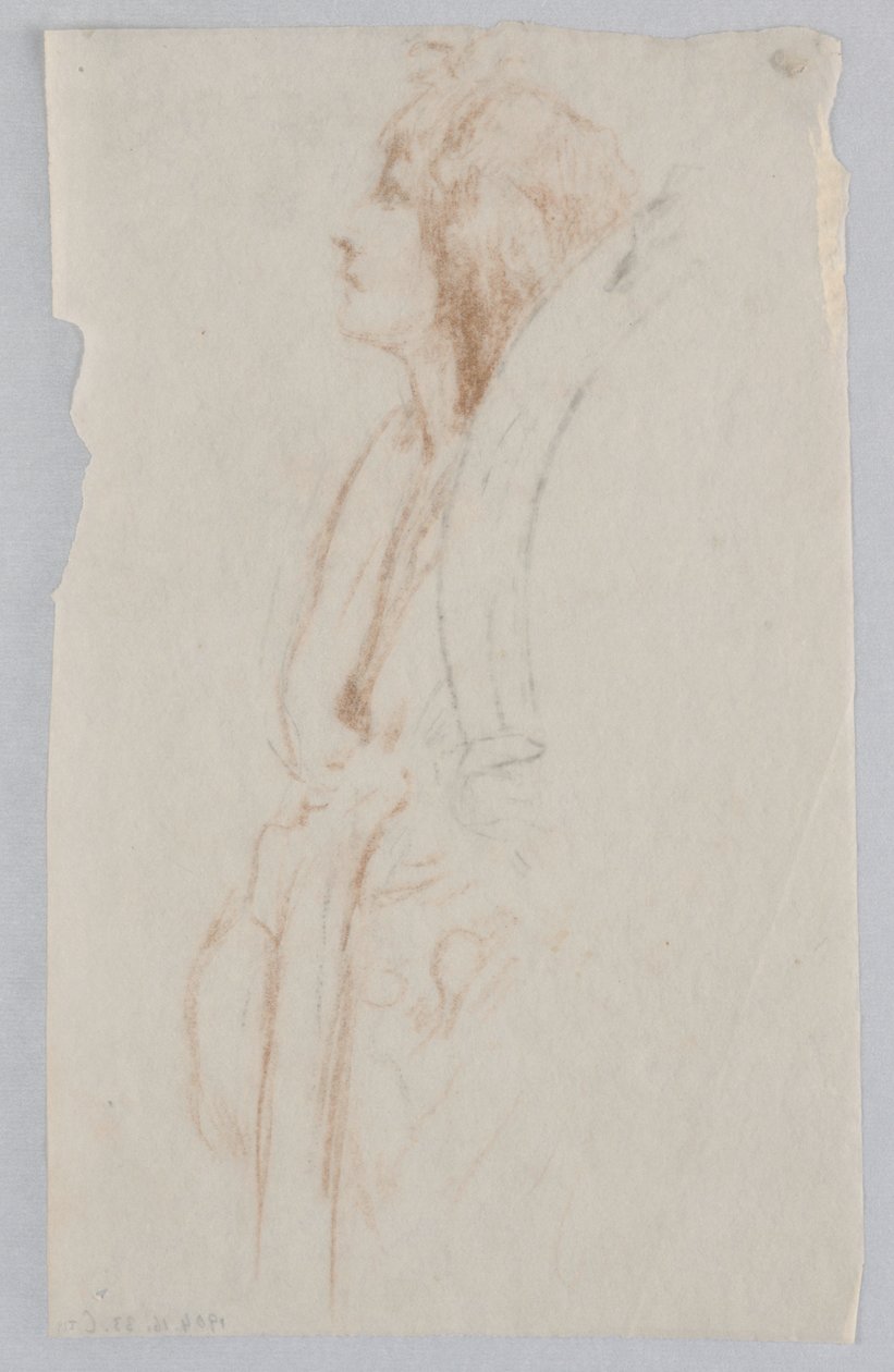 Study for a Woman, "Vintage Festival," Mendelssohn Glee Club, New York, NY by Robert Frederick Blum