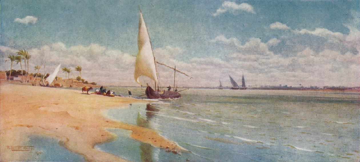 A Breezy Day at Ayat by Robert George Talbot Kelly