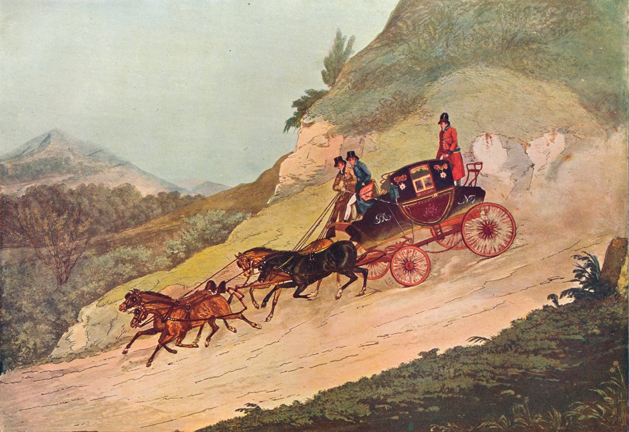 Royal Mail Coach, 19th Century, 1907 by Robert Havell