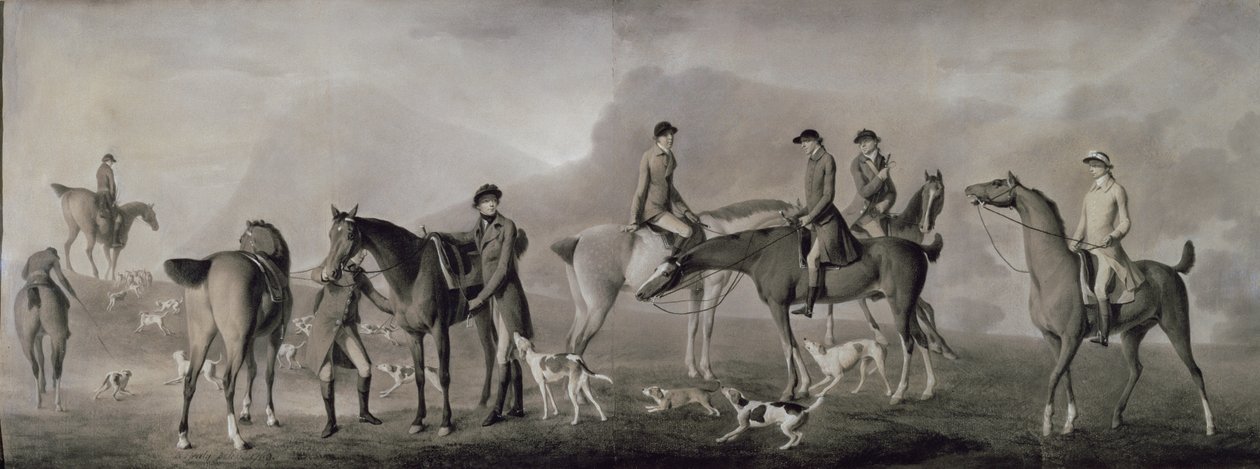 Tom Conolly of Castletown Hunting with His Friends, 1769 by Robert Healy