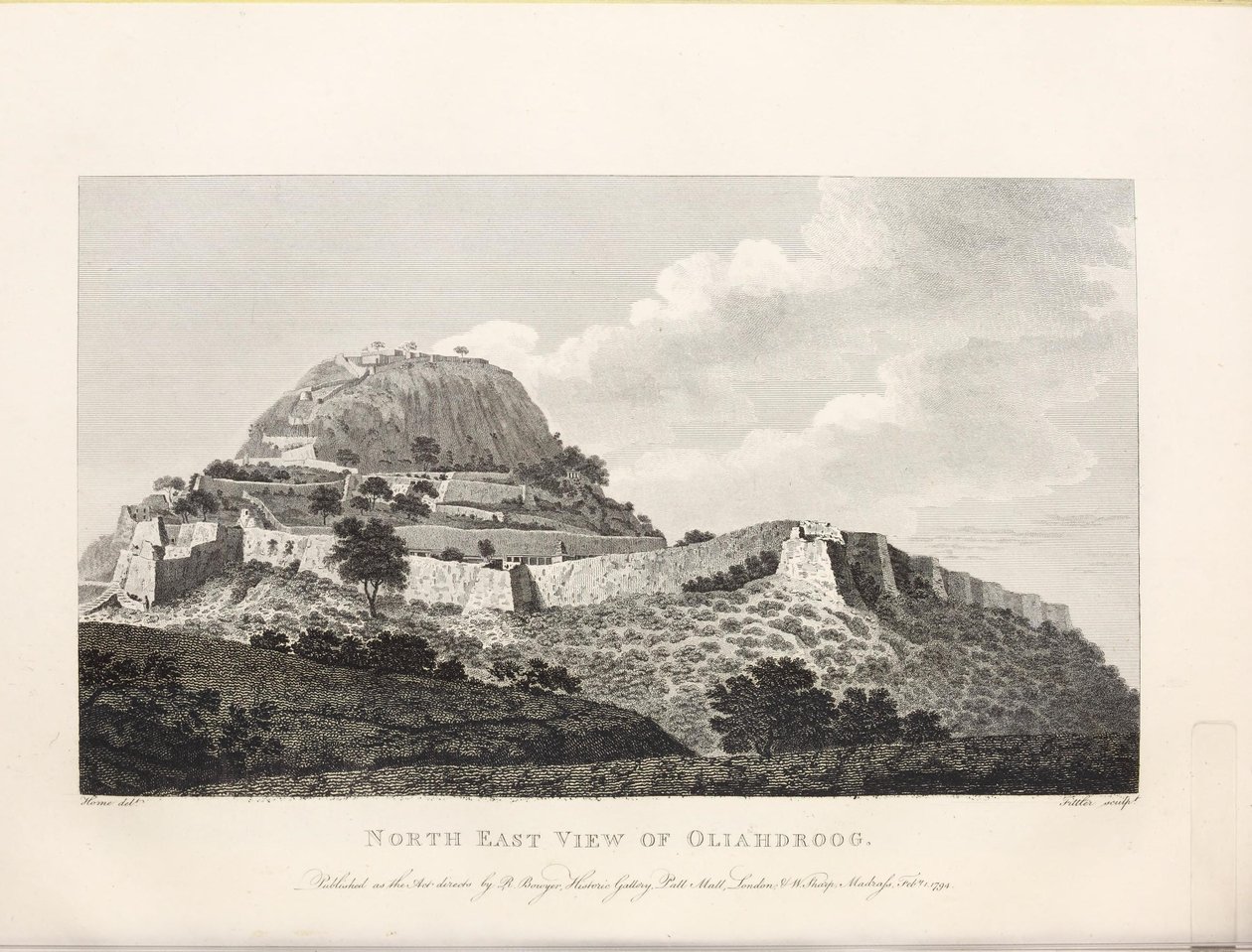Illustration from the book Select Views in Mysore, the Country of Tippoo Sultan by Robert Home, published by Mr. Bowyer (1794) by Robert Home