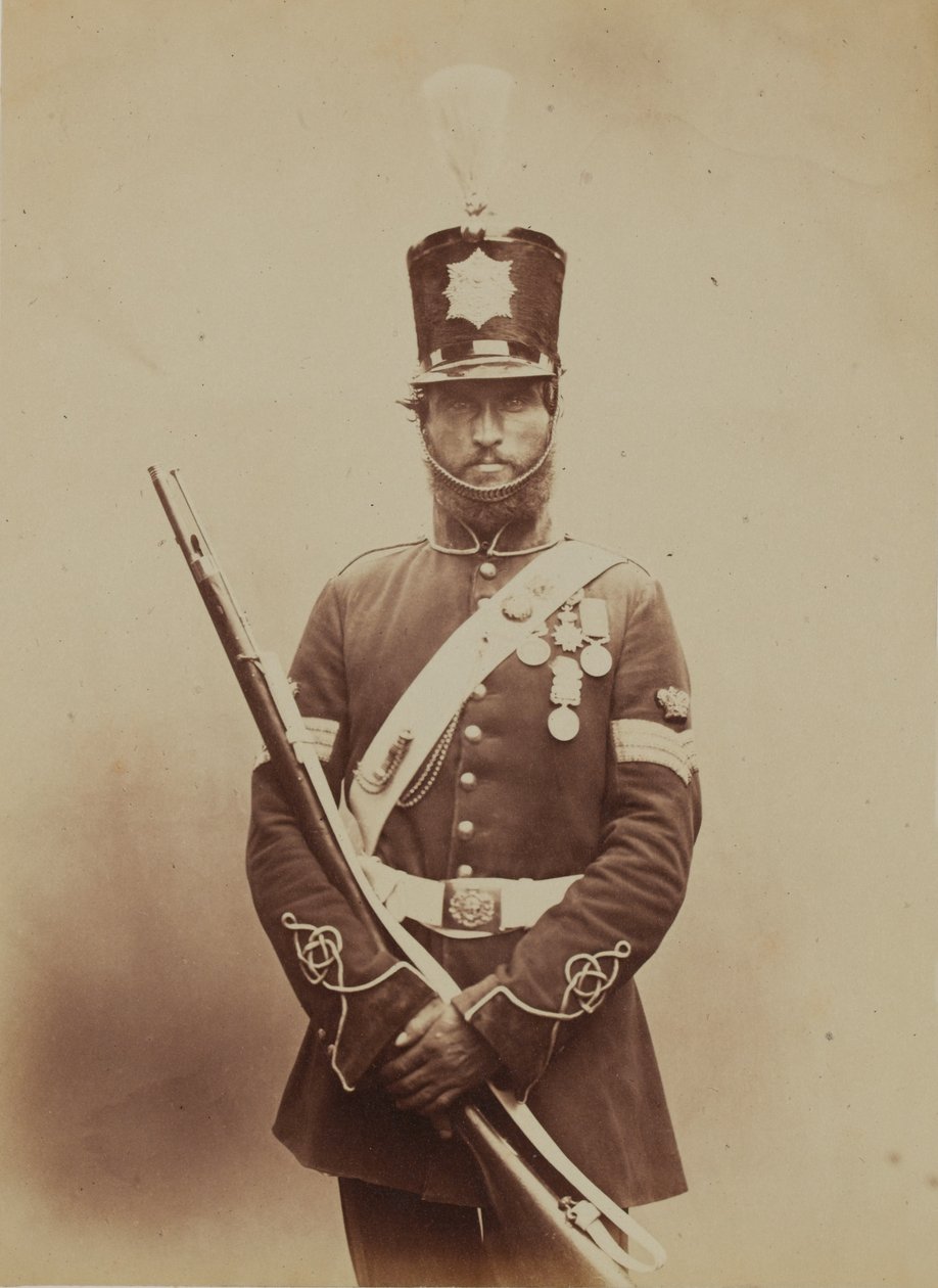 Colour-Sergeant John Paul, Royal Sappers and Miners by Robert Howlett
