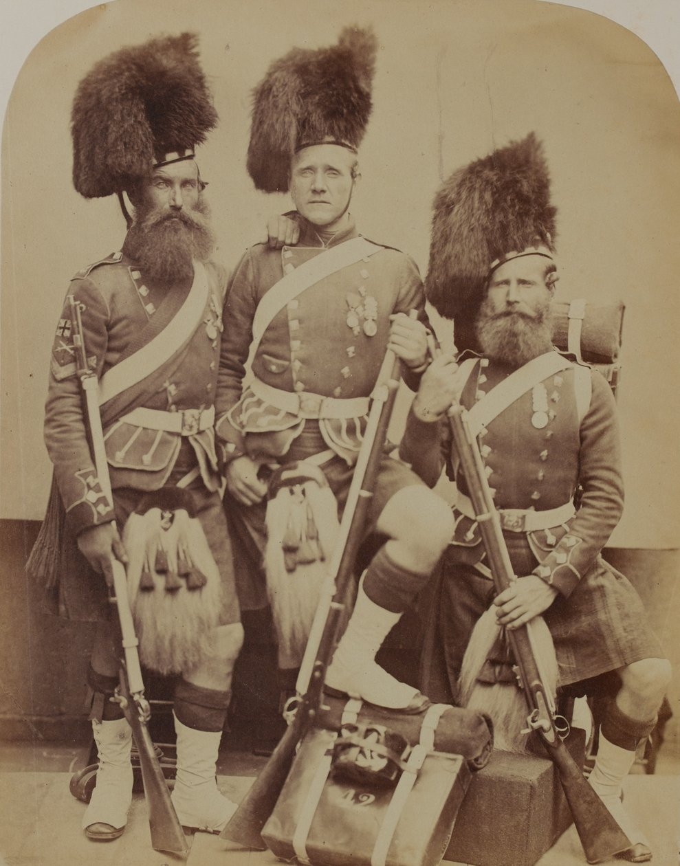 Gardner, McKenzie and Glen, 42nd (The Royal Highland) Regiment of Foot by Robert Howlett