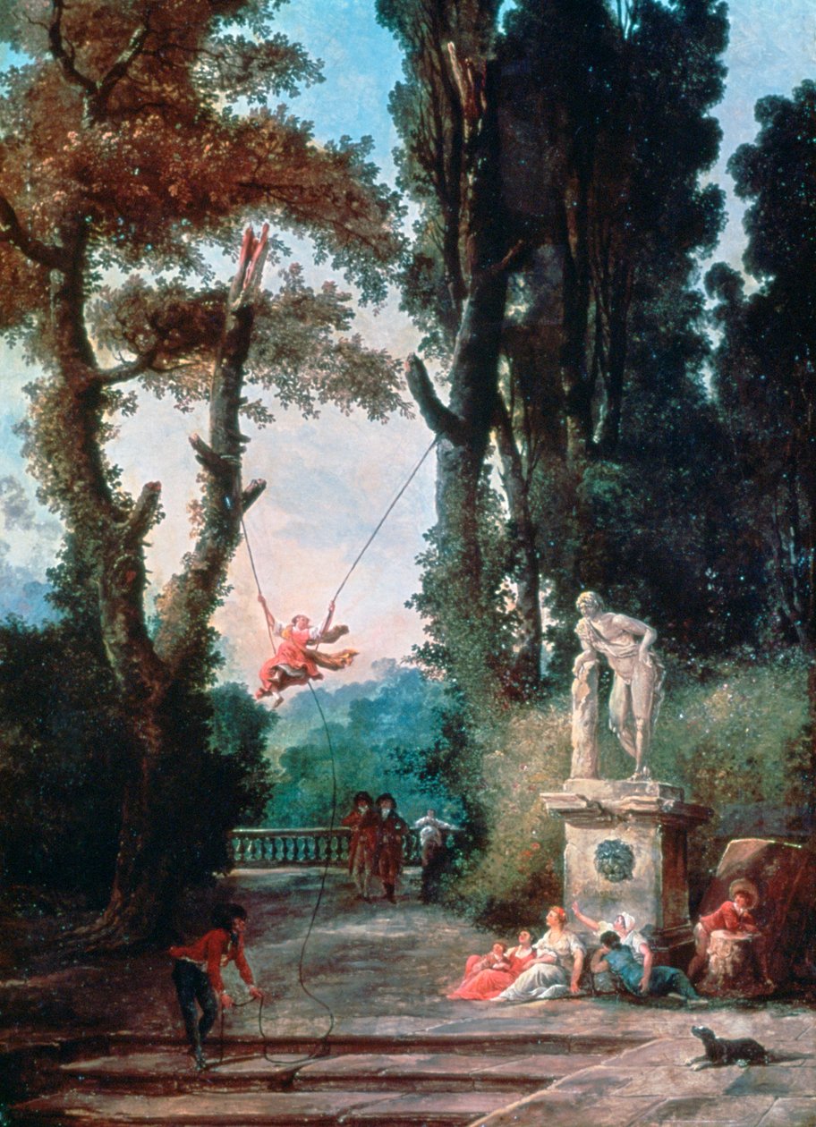 The Swing by Robert Hubert: Highest-quality art reproduction