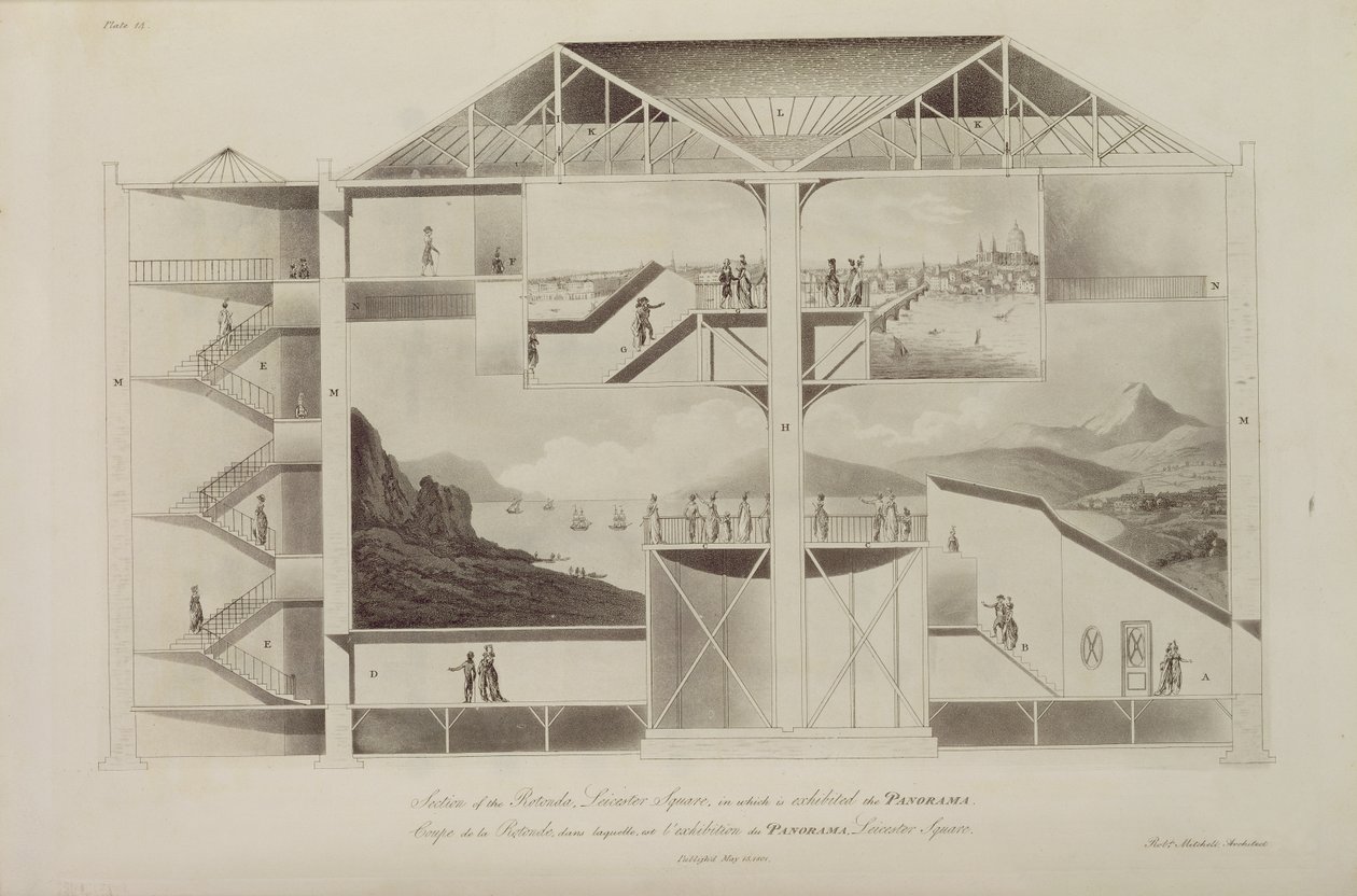 Section of the Rotunda, Leicester Square, from 