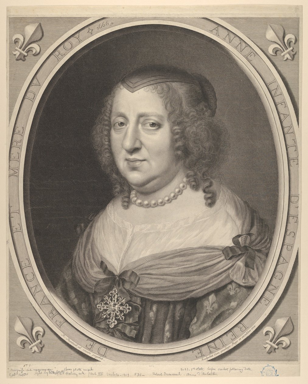 Anne of Austria by Robert Nanteuil