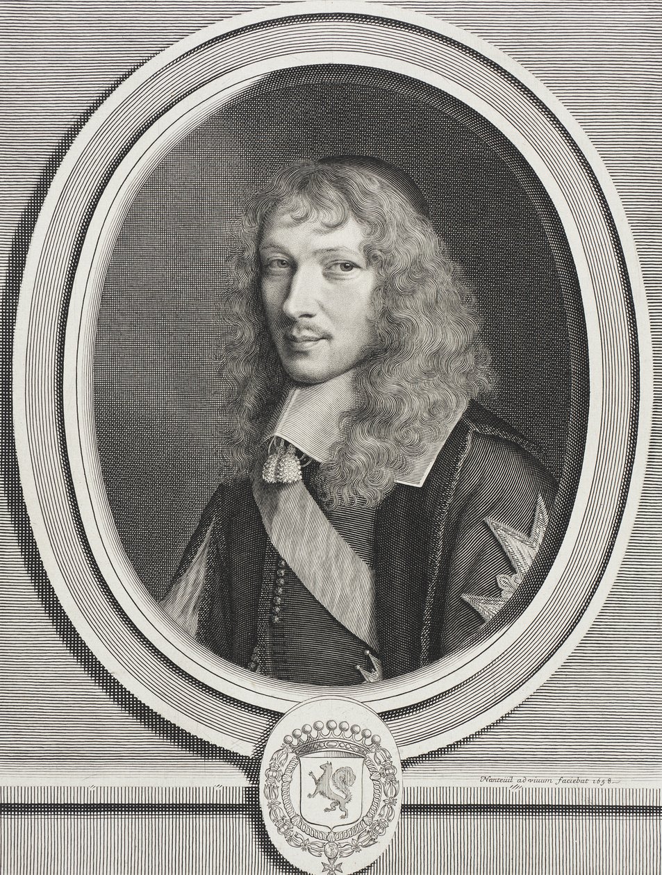 Basile Fouquet by Robert Nanteuil